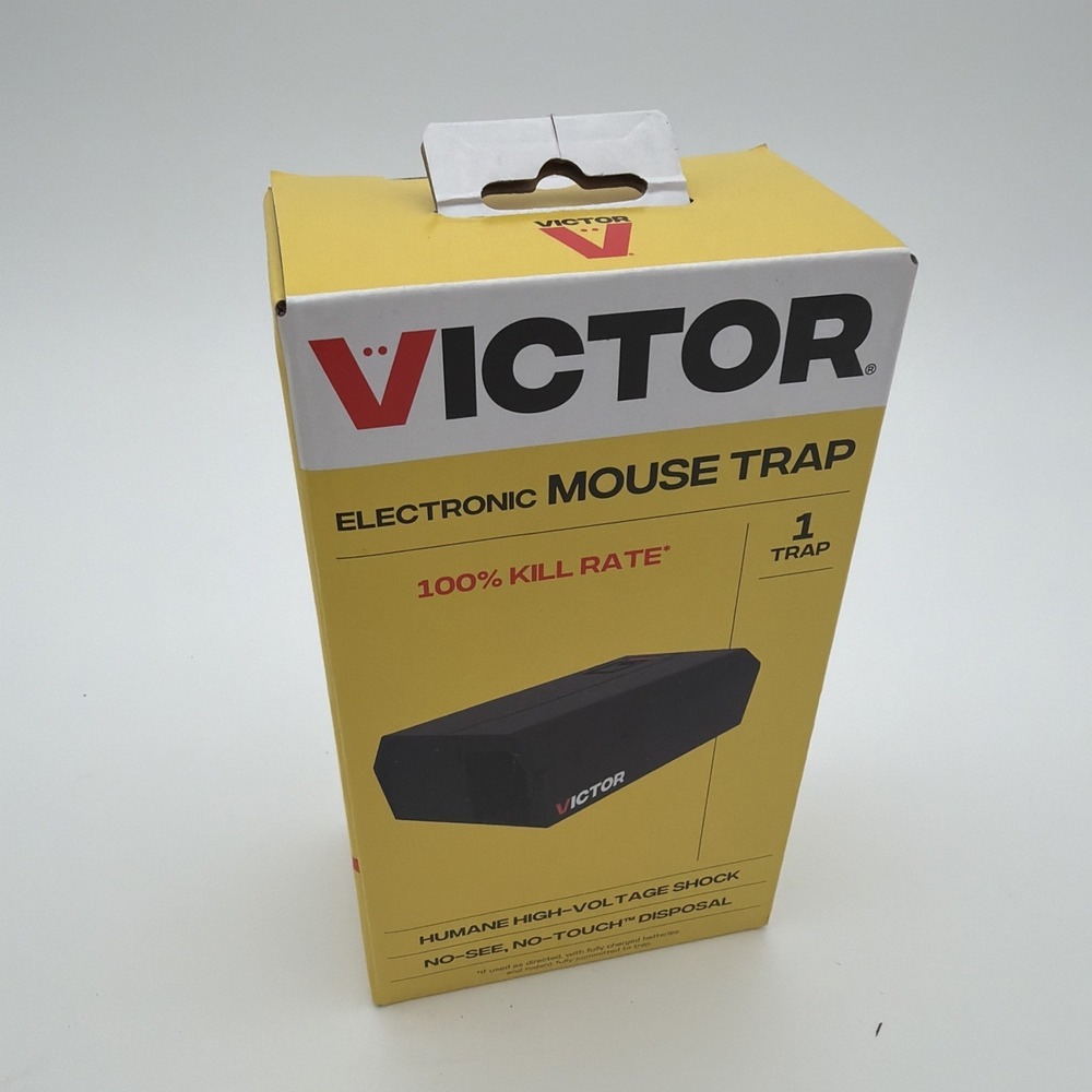 VICTOR Electronic Mouse Trap w/No See, No Touch Disposal #M250B